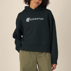 Unisex mokyklinis džemperis su gobtuvu (Oversize)